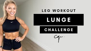 10 Min LEG WORKOUT at Home | Lunges Challenge | No Equipment