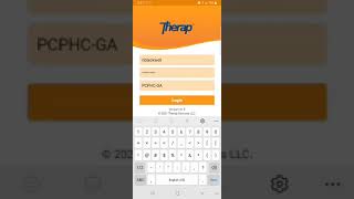Therap System Clock In for Positive Care Employees