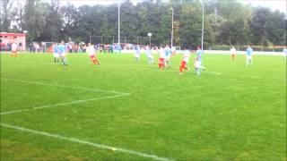 Heukelum 1 - Woudrichem 1, schot Joey Oudshoorn en inzet Elroy Wolf