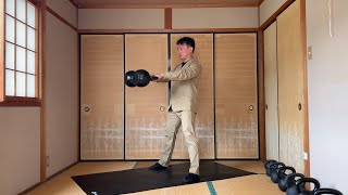 ケトルベル ダブルスイング 32kg kettlebell double swing