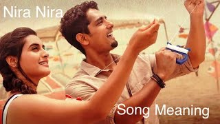 Nira Nira Song Lyrics with Meaning in Subtitles | TAKKAR Movie Song