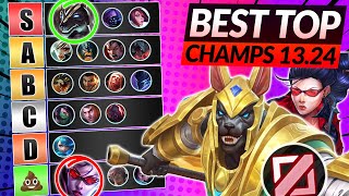NEW TOP LANE Champions TIER LIST for 13.24 - LoL Meta Guide