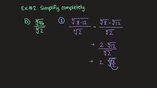 Simplifying Expressions Containing Higher Roots