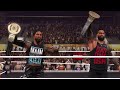 WWE 2K24 - Roman Reigns & Solo Sikoa Vs The Usos Vs Kevin Owens & Sami Zayn TRIPLE TAG TEAM MATCH!!