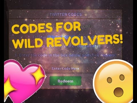 3 NEW CODES FOR ROBLOX WILD REVOLVERS! 