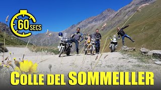 #shorts Colle del SOMMEILLER in moto - Suzuki Vstrom off road, Guzzi v85tt, Africatwin