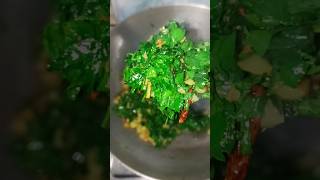 ମେଥି ଶାଗ ଭଜା ମାତ୍ର ଦୁଇ ମିନିଟି ରେ 😅🧿🤤🤤runurahulshorts#minivlogs#recipe#