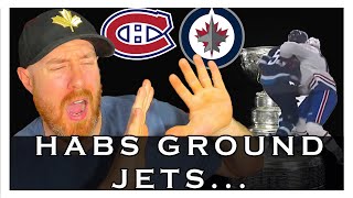 Canadiens Defeat Jets | Scheifele Evans Bad Hit?! Jets Fan Reaction