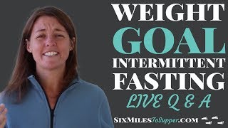 Intermittent Fasting And Walking Six Miles a Day Live Q&A