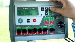 Obsługa komputera Command 190 w opryskiwaczu Biardzki