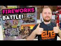 21 Vs. 66 Shot Extra Large Aerial Repeater Fireworks!