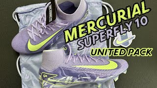 Nike Mercurial Superfly 10 Elite | United Pack 2025 Boot unboxing + on Feet