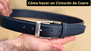 How to make a leather belt (full explanation) exclusive content for members.