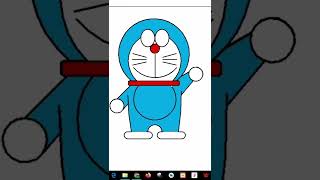 Doraemon using Python Turtle. #CodingBuddy #Doraemon #Shorts #Anime #Animefans #python #pythonturtle