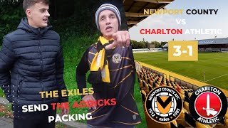 #Newport County v #Charlton  | Match day perspective & analysis of Carabao Cup tie | #NCFC #CAFC