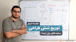 آموزش نحوه توزیع تنش در سازه های بتن ارمه و تعادل در مقطع-سازه های بتن ارمه-جلسه 2