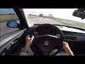 bmw alpina d3 60fps pov drive test drive acceleration