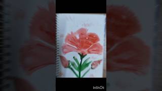 One stroke flower art!!#trending #art #@aradhyarathour-46