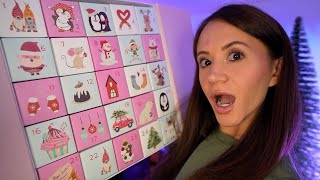 ASMR / Trying 25 Edible Crystal Candy 💎 (silky gem advent calendar)