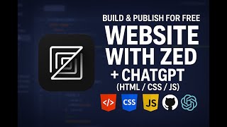 Build a Free Website & Host It on GitHub (Beginner Friendly) #github #htmlcode #zed
