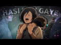 「Hasi Ban Gaye 🖤」 Eren x Mikasa - Untold Love story 「AMV/Edit」