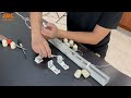 model：sd500 roman curtain rail installation tutorial roman blinds install video by jhl