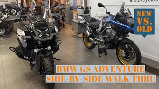 SIDE-BY-SIDE BMW GSA 1250 vs. 1300 Adventure REVIEW GSA