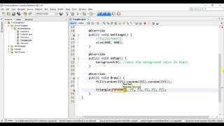 Processing - Triangles