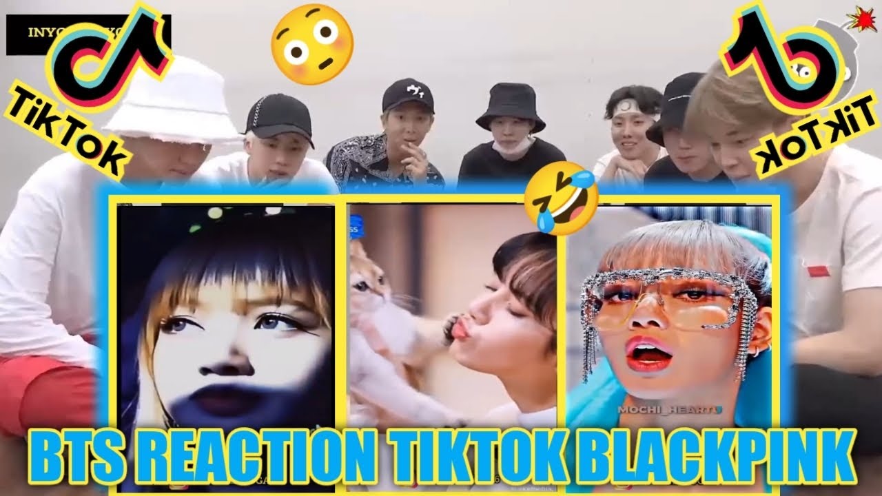 BTS REACTION TIKTOK BLACKPINK PART24 [FANMADE] 💗💜 - YouTube