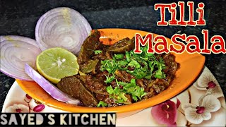 Mutton Tilli Masala Recipe  | Goat Spleen Masala ready in few minutes