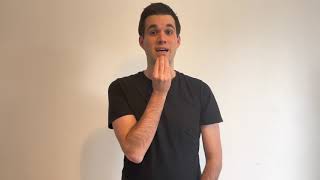 Makaton sign for BREAKFAST