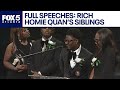 Rich Homie Quan's siblings speak at funeral: FULL | FOX 5 News