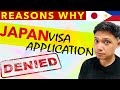 MGA DAHILAN KUNG BAKIT DENIED ANG JAPAN VISA 🇯🇵 APPLICATION | FILIPINO JAPANESE VISA GETS REJECTED