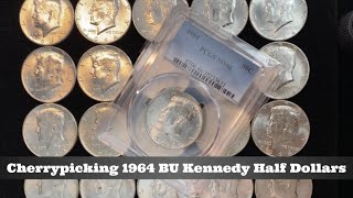 Grade Cherrypicking BU Tube of 1964 Kennedy Half Dollars - Will Any Make the Grade?