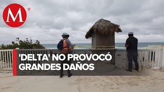 Huracán ‘Delta’ sólo ha dejado afectaciones menores en Quintana Roo: Protección Civil