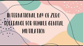 #goalsproject #SDG5 #GenderEquality Short message to stop FGM : Female Genital Mutilation