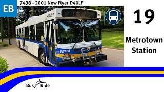 TransLink CMBC 2001 New Flyer D40LF - 7438 [RETIRED] | 19 Metrotown Station