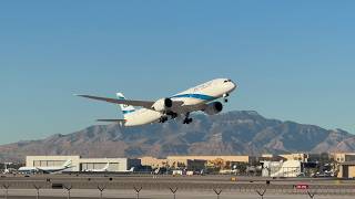 1R departure – El Al Boeing 787-9 Dreamliner takeoff from Las Vegas | 4X-EDL