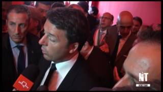 Renzi a L'Aquila per firma Masterplan. L'intervista