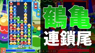 ももけんのイケメンすぎる鶴亀連鎖尾伸ばし【ぷよぷよeスポーツ】