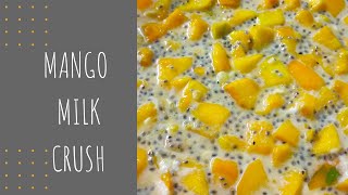 MANGO MILK CRUSH/easy recipe/🥭ഈദിന് ഇതൊന്നു ഉണ്ടാക്കിനോക്കു/super taste aanu.