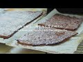 eng sub 低糖 低碳蜜汁豬肉乾 ｜ low crab honey pork jerky