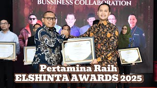 Pertamina Raih Penghargaan The Outstanding Bussiness Collaboration Elshinta Awards 2025