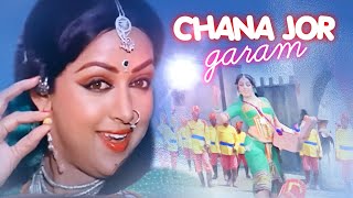 Chana Jor Garam Song | Kranti (1981) | Hema M, Manoj K, Dilip K | Lata M, Mohd Rafi, Kishore Kumar