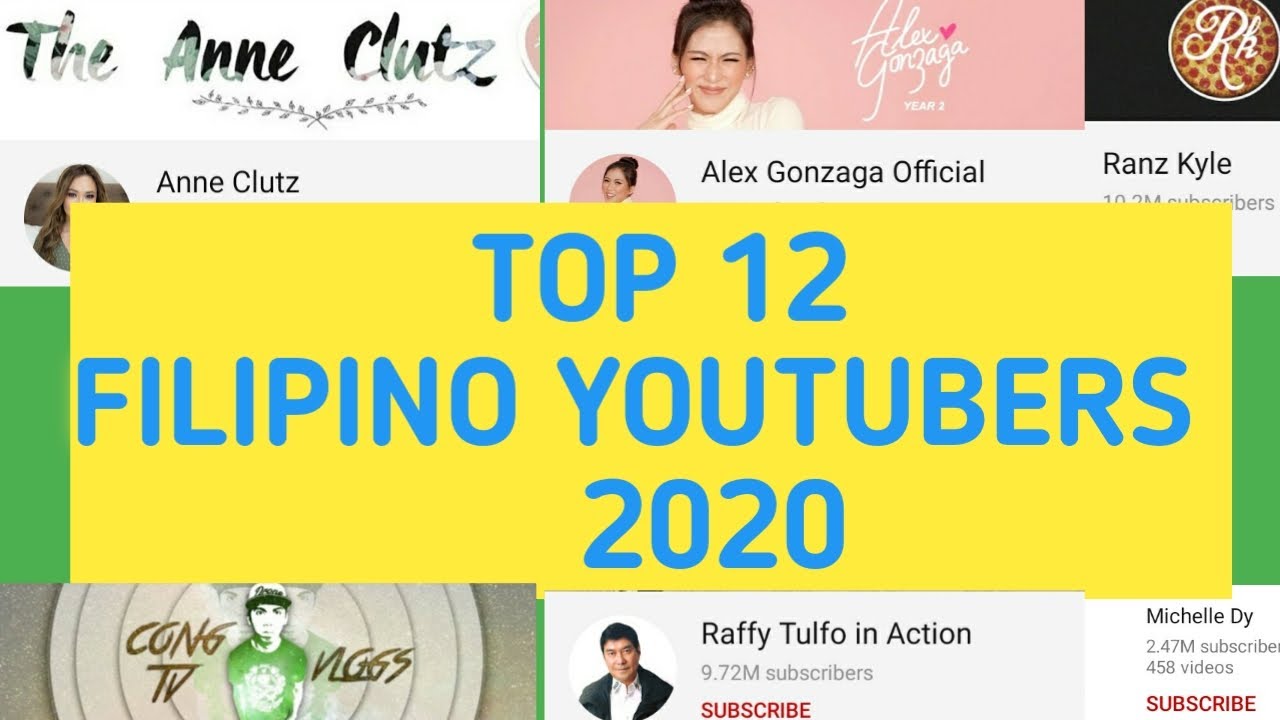 Top 10 Youtubers In The Philippines 2020 - YouTube