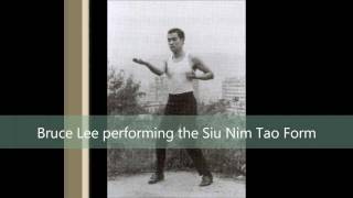 Bruce Lee performs WingChun Form: Siu Nim Tao