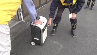 カセットガス発電機の起動