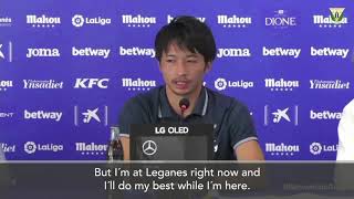 Gaku Shibasaki Is Presented At Spanish Side Leganes