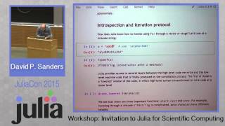 Introduction to Julia for scientific Computing. Workshop | David P. Sanders | JuliaCon 2015