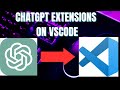 How To Install Chatgpt Extensions  On Visual Studio Code (Vscode CodeGpt)